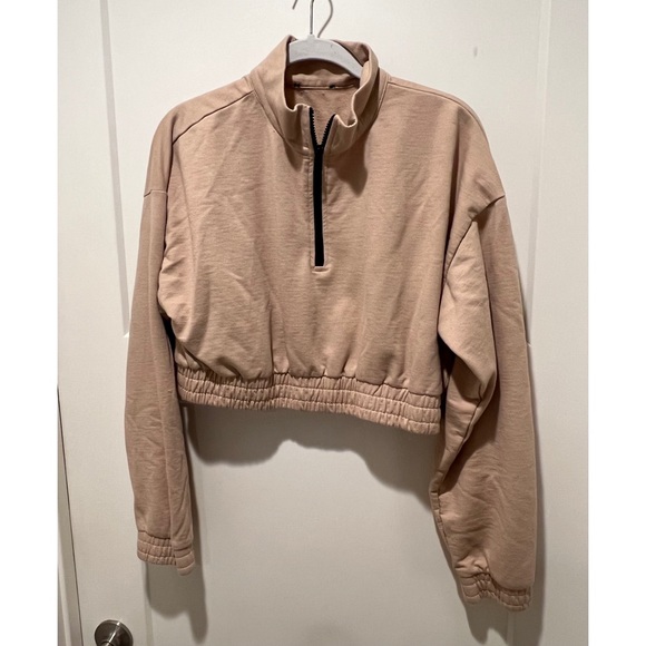 Cropped quarter zip sweater - Picture 2 of 3